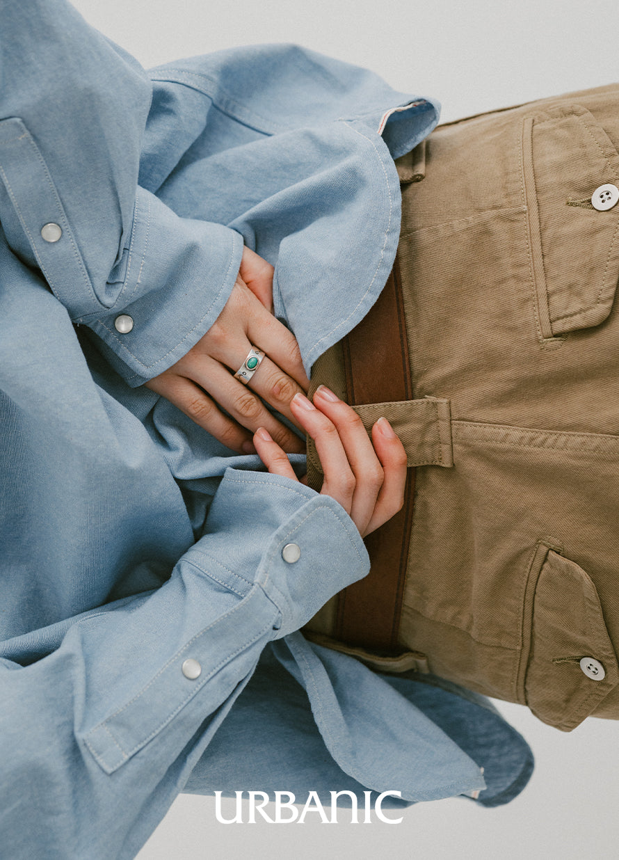 Chambray Western Shirt