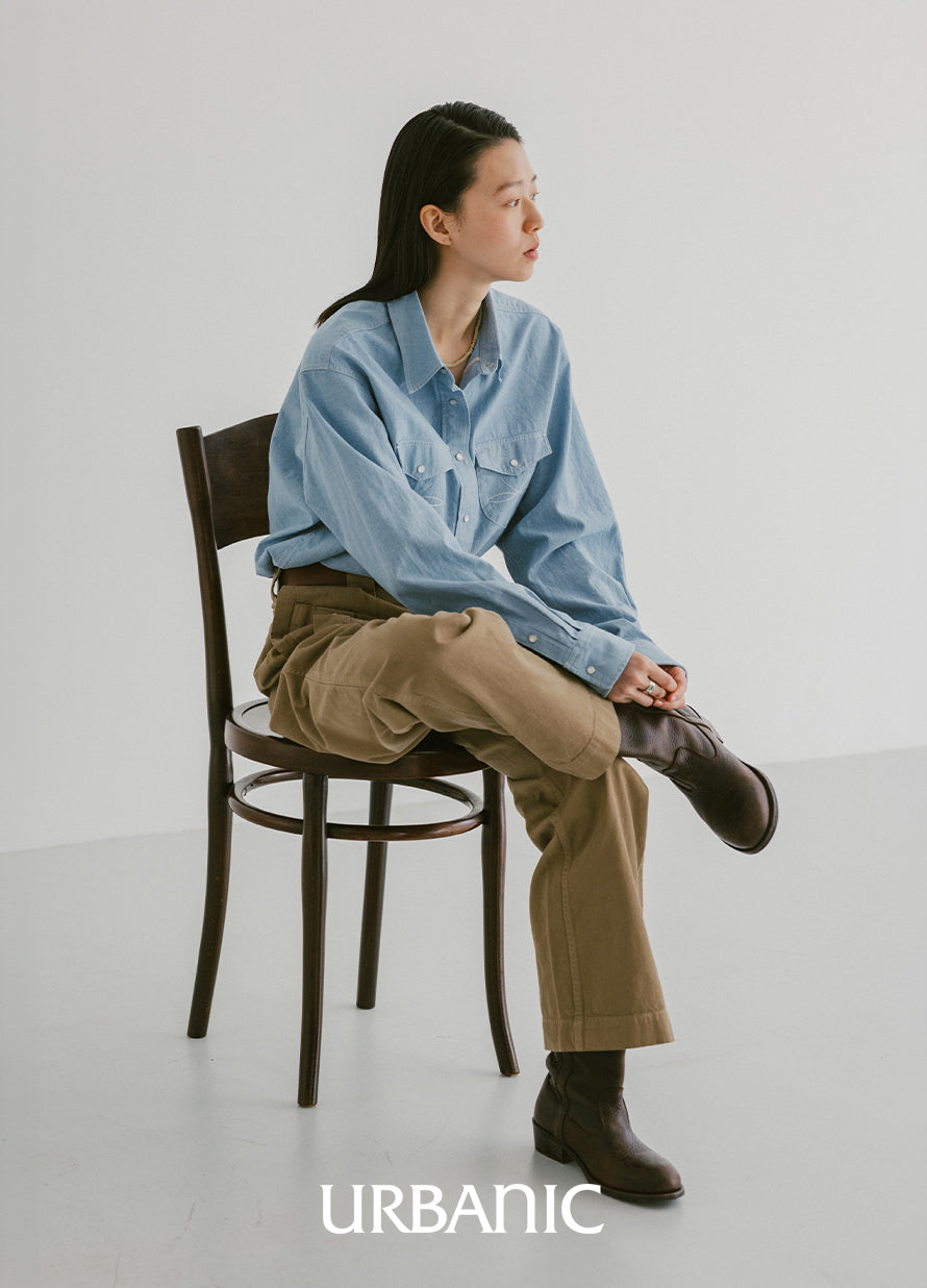 Chambray Western Shirt