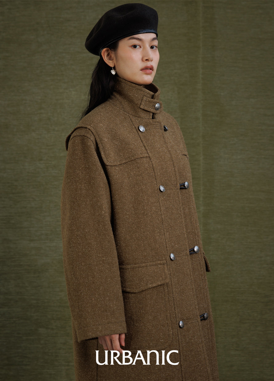 Coin Duffle Coat (Khaki)