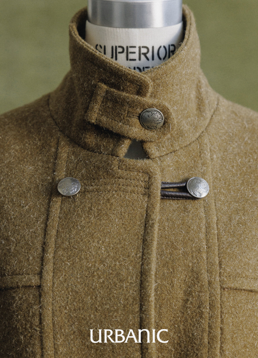 Coin Duffle Coat (Khaki)