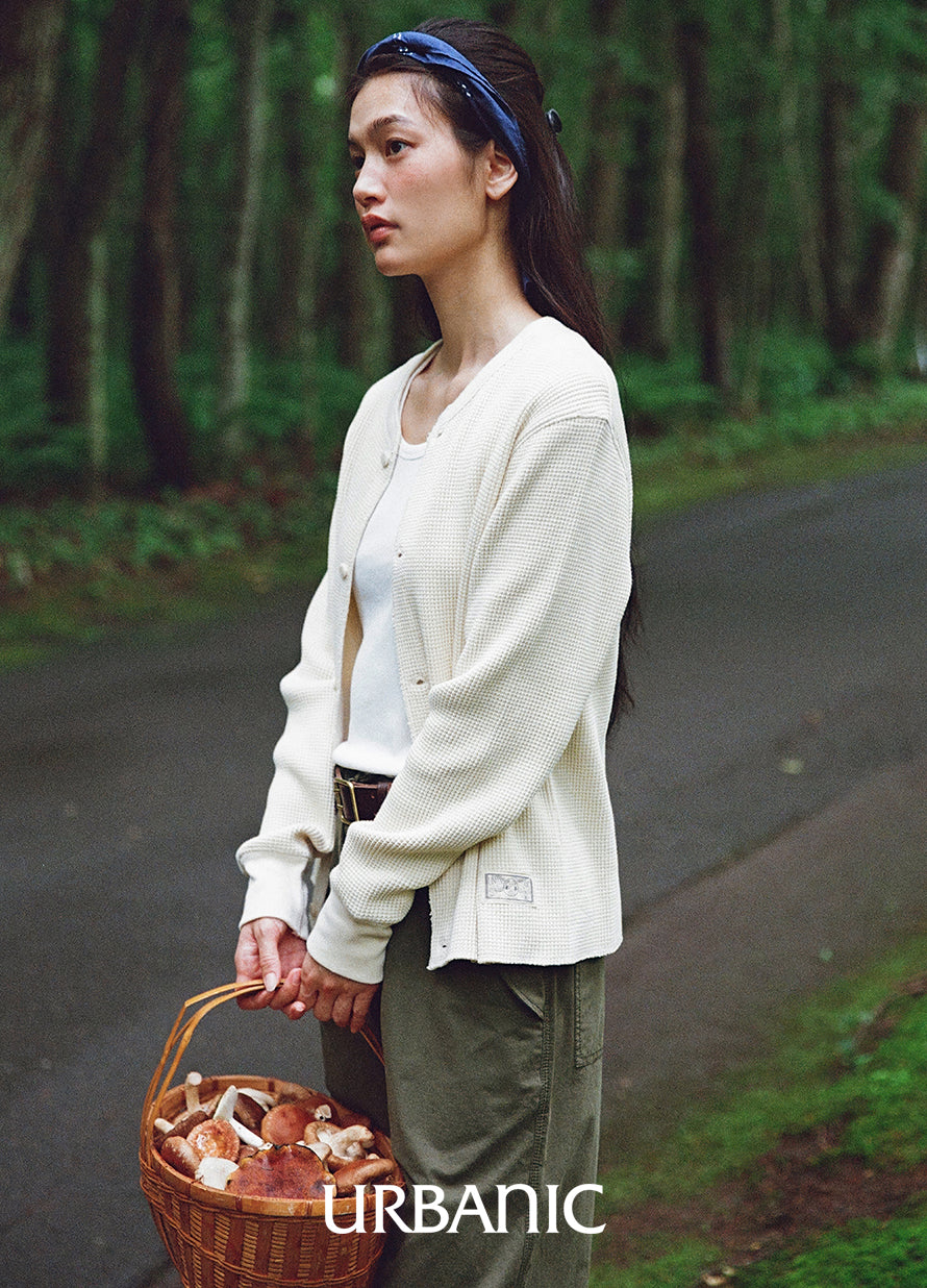 Draftman Waffle Cardigan