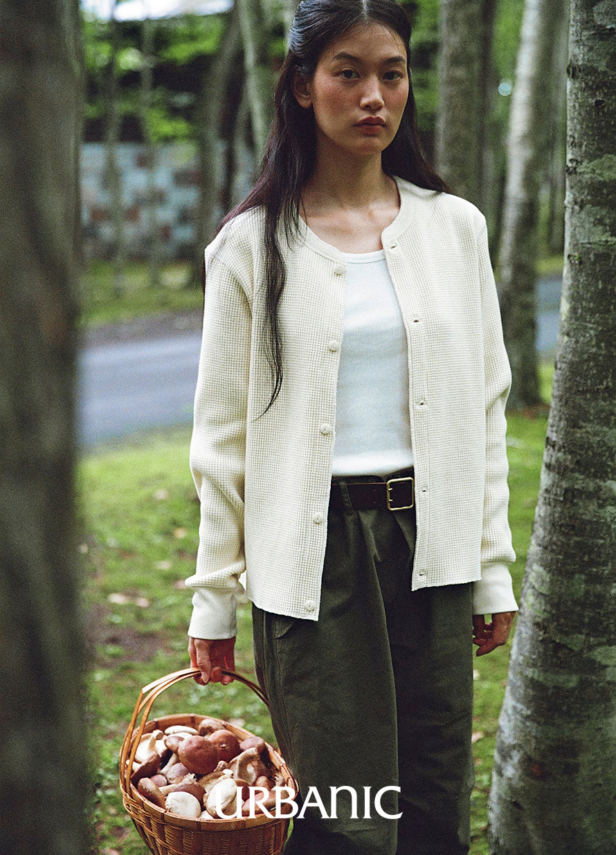 Draftman Waffle Cardigan
