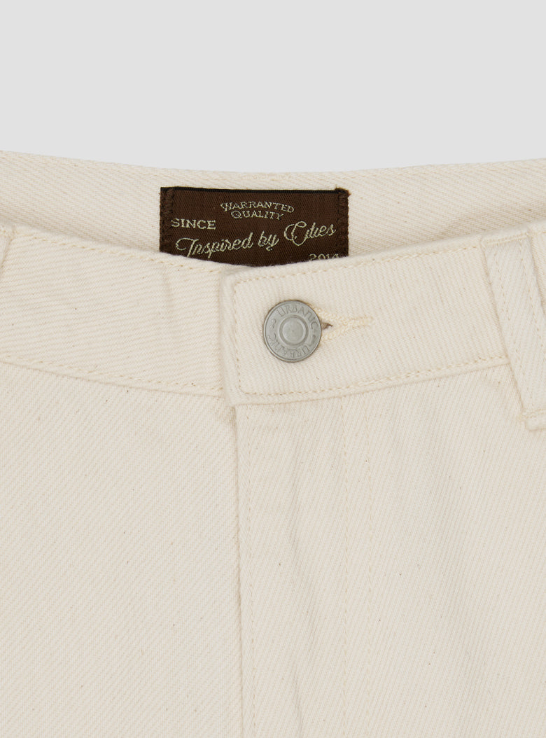 Ecru 5 Pocket Shorts