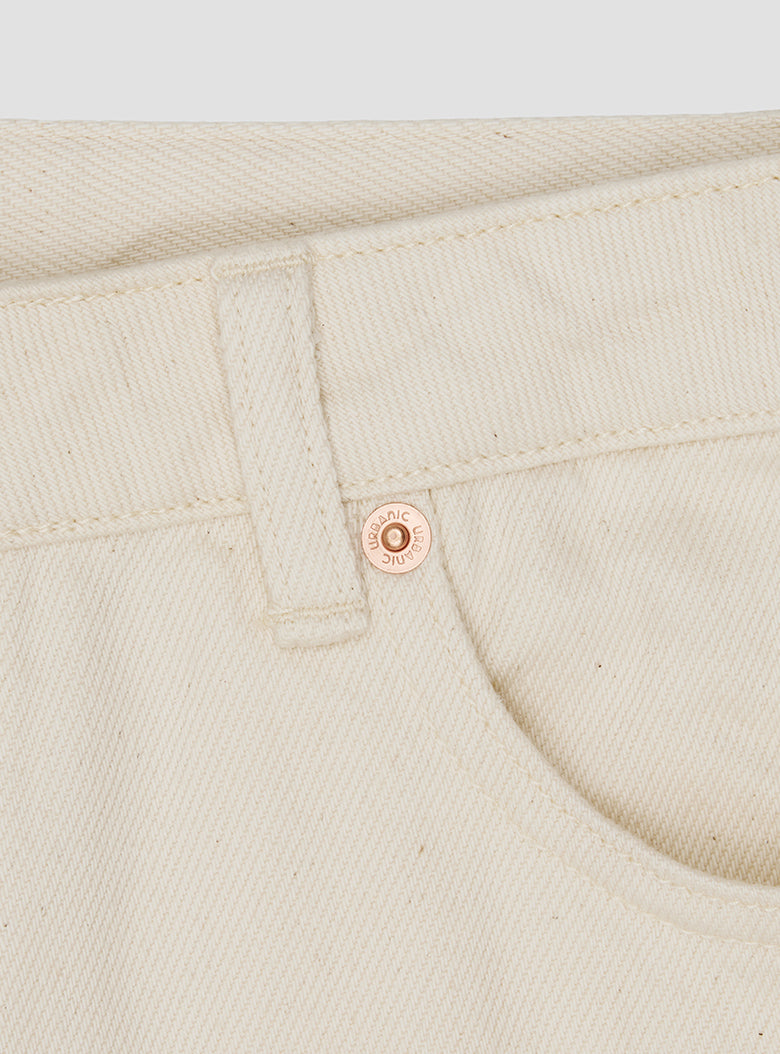 Ecru 5 Pocket Shorts