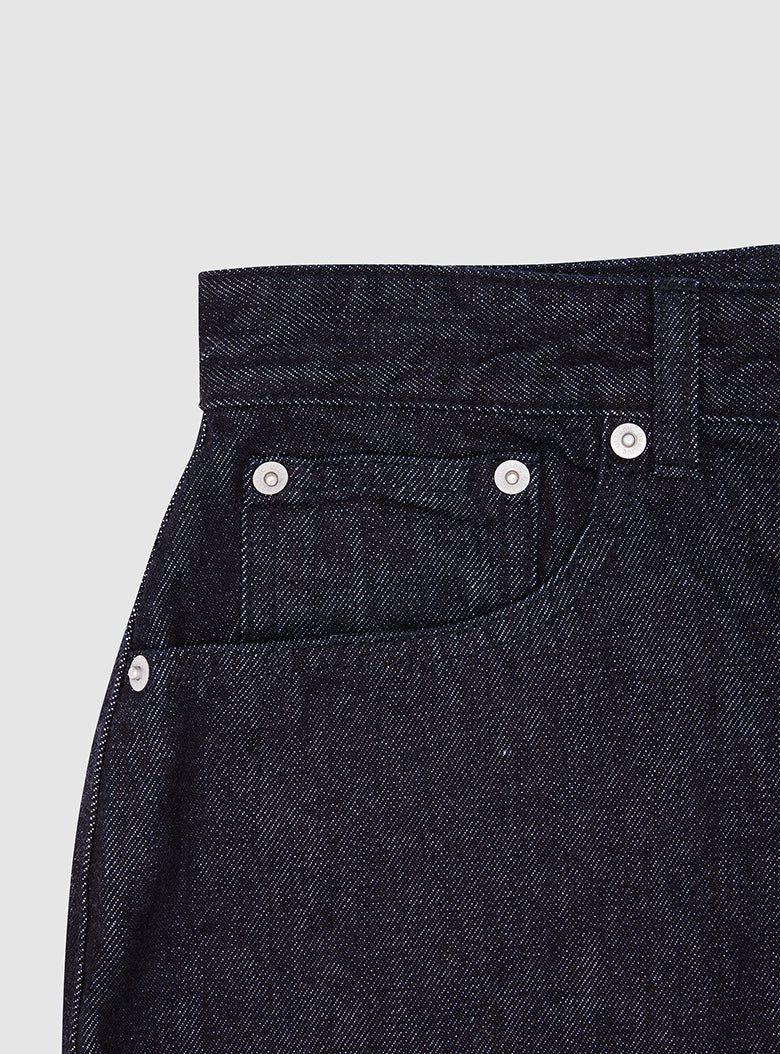 Fishtail Denim Skirt