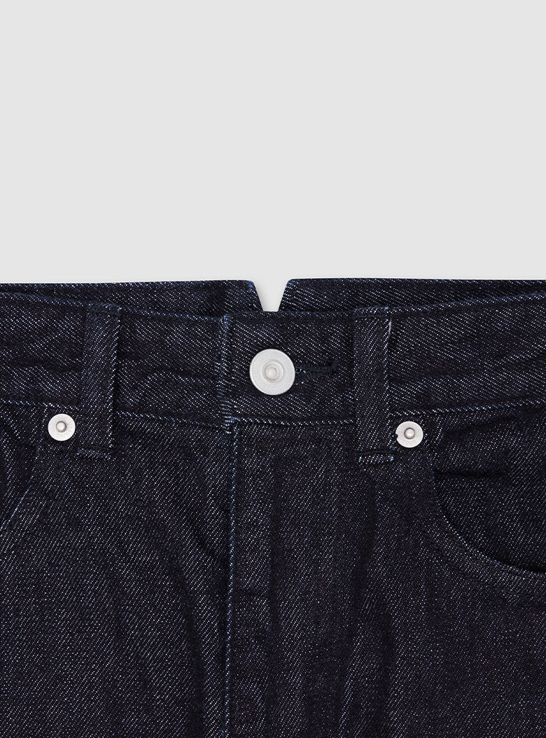 Fishtail Denim Skirt