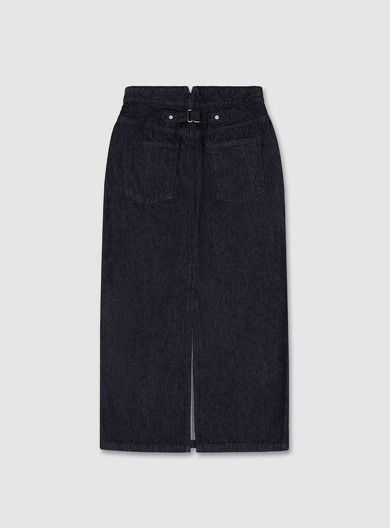 Fishtail Denim Skirt