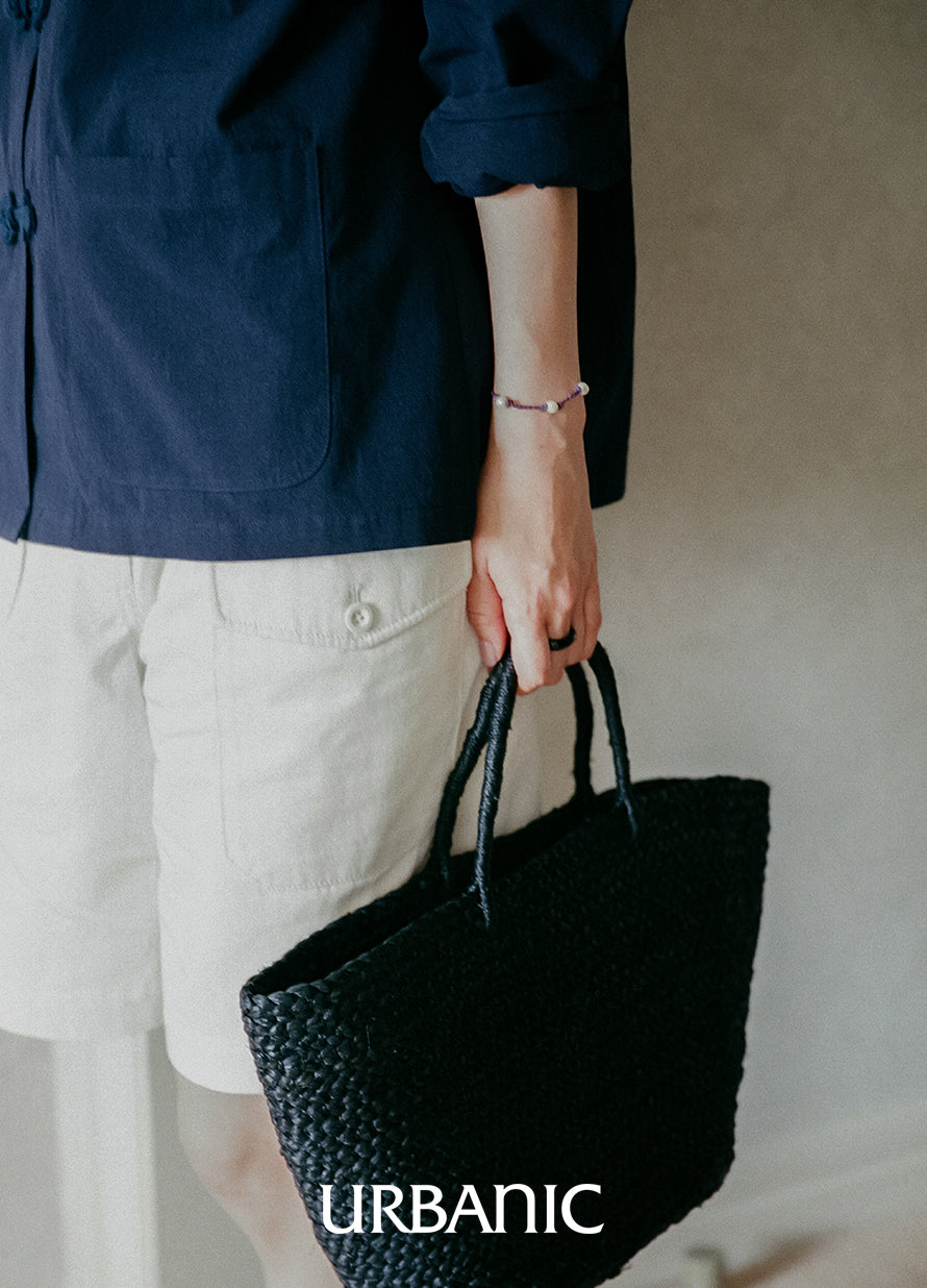 Frog Button Shirt (Navy)