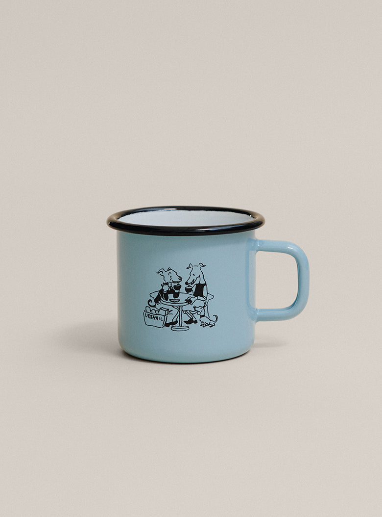 25 Holiday Enamel Cup (Blue Café)