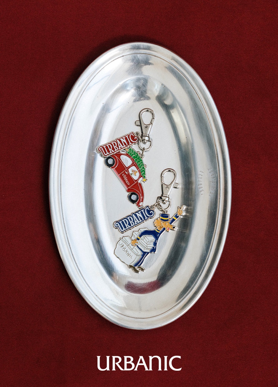 25 Holiday Key Ring (Red Car)