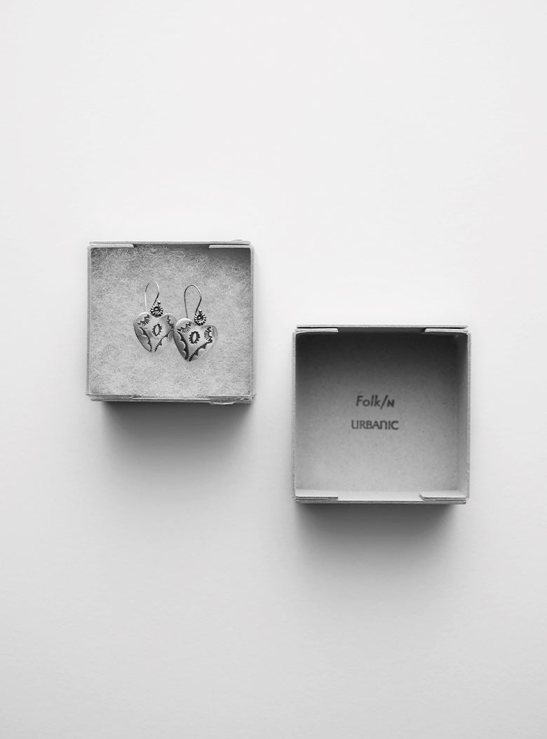 Indian Heart Earrings