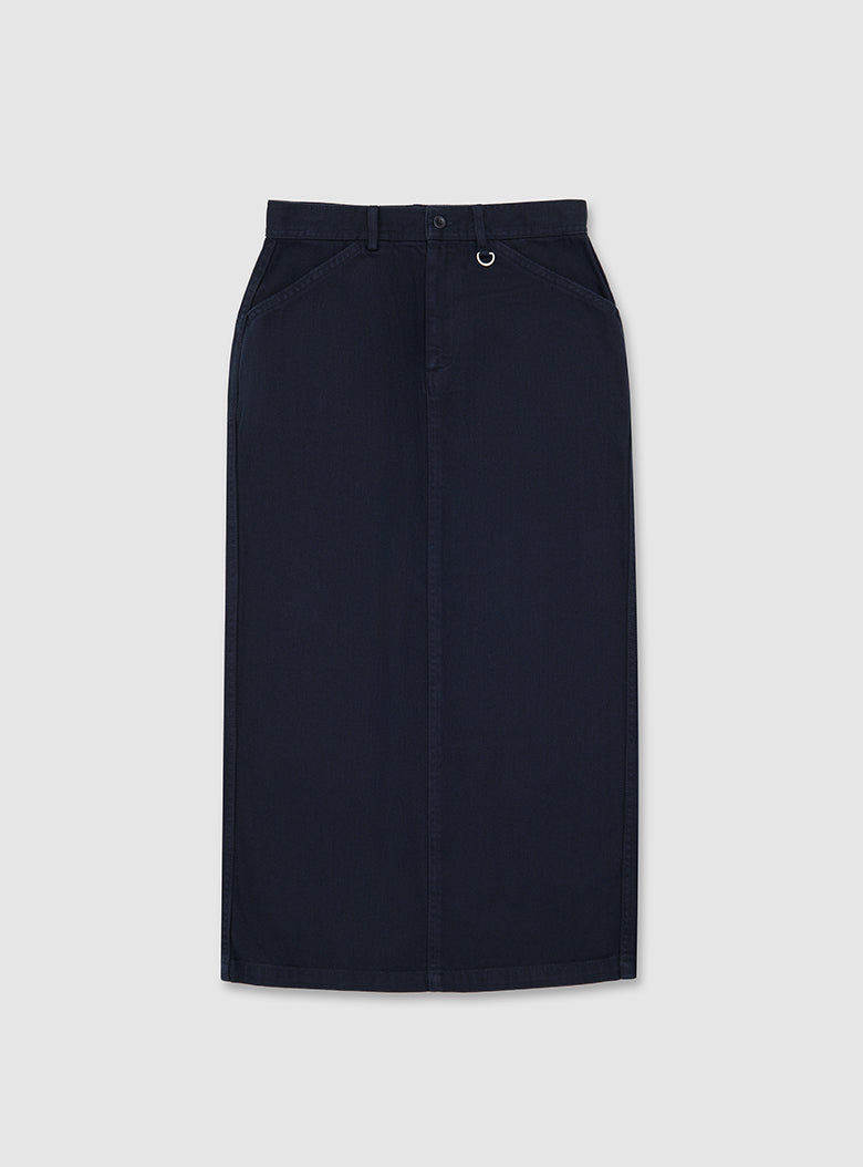 Indigo Safari Skirt