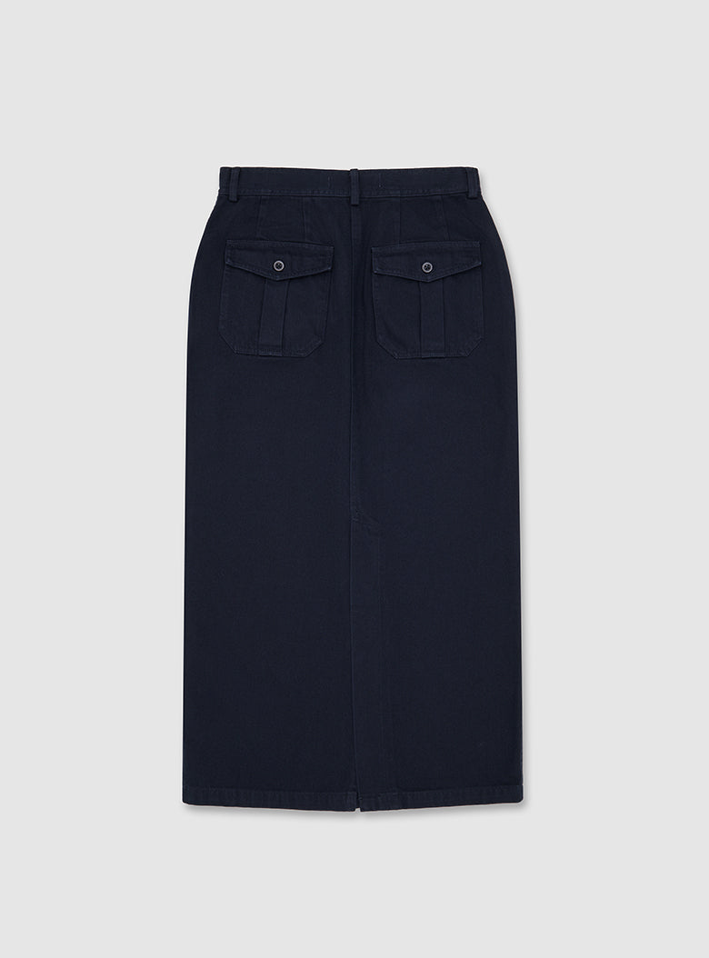 Indigo Safari Skirt
