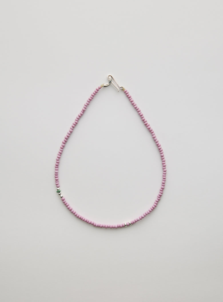 Lavender Venetian Glass Necklace