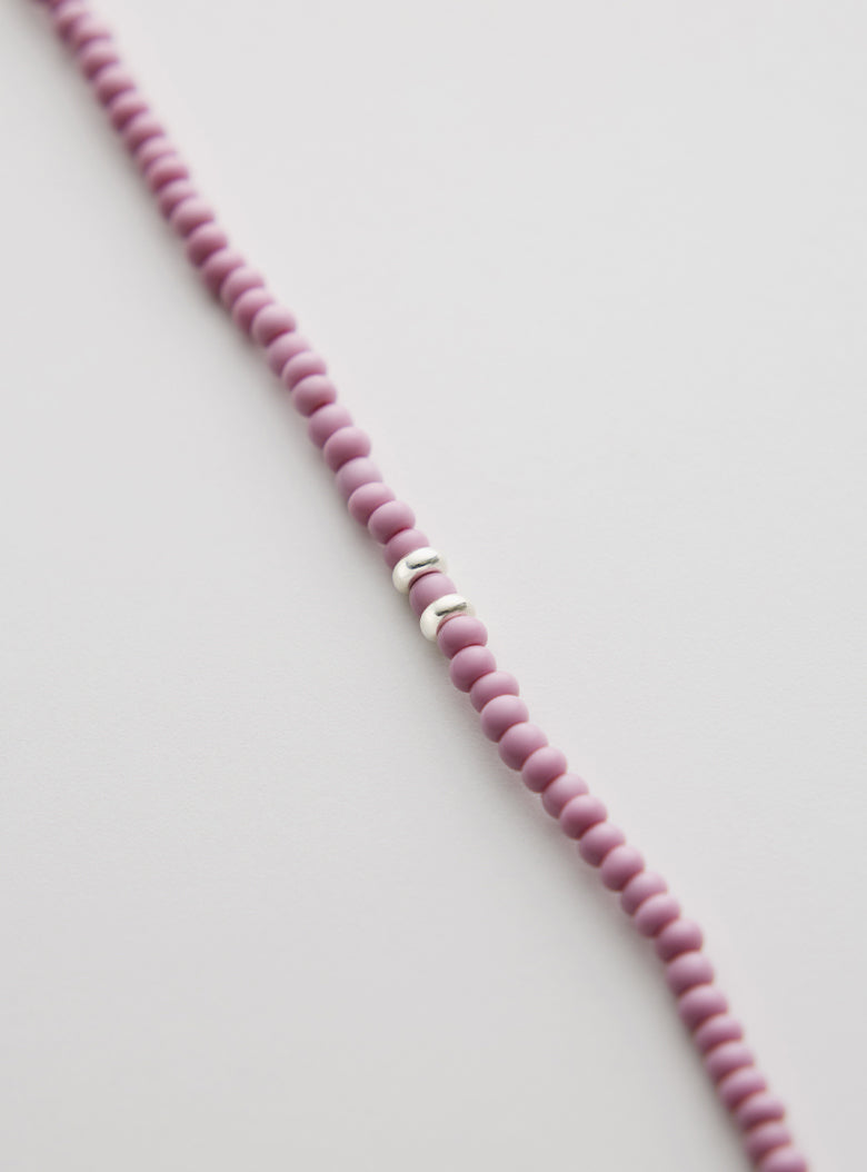 Lavender Venetian Glass Necklace