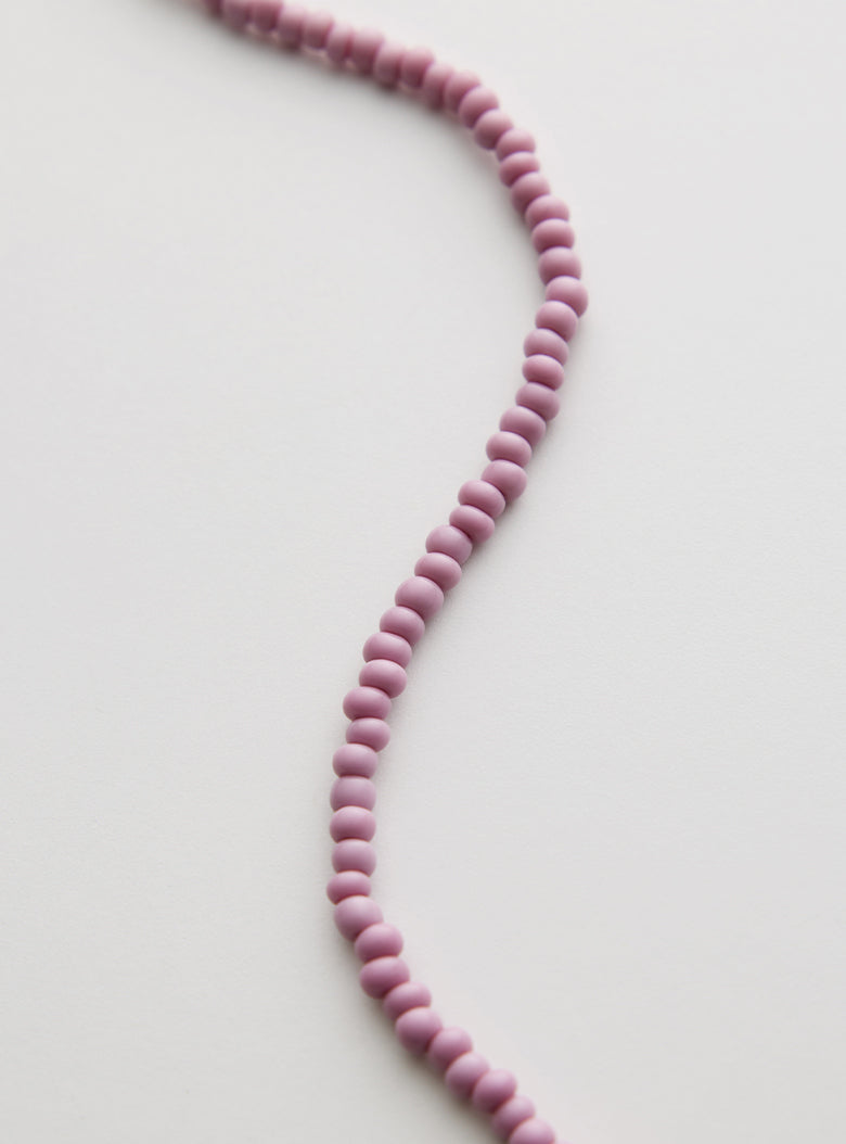 Lavender Venetian Glass Necklace