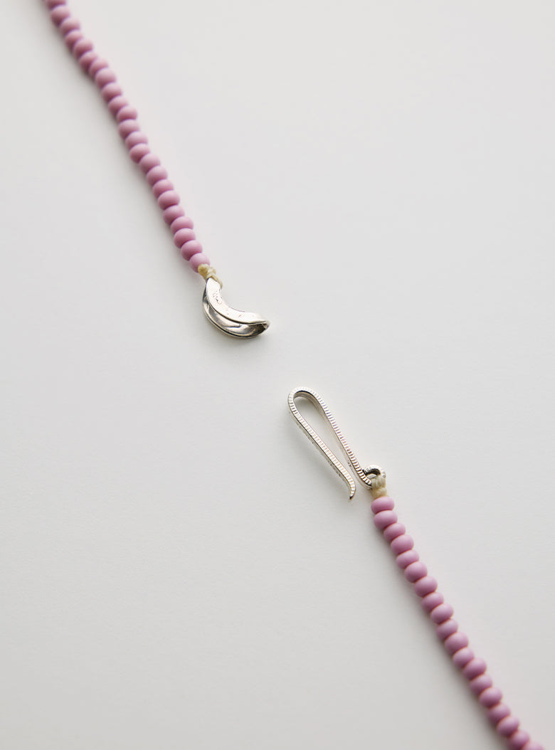 Lavender Venetian Glass Necklace