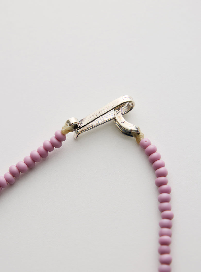 Lavender Venetian Glass Necklace