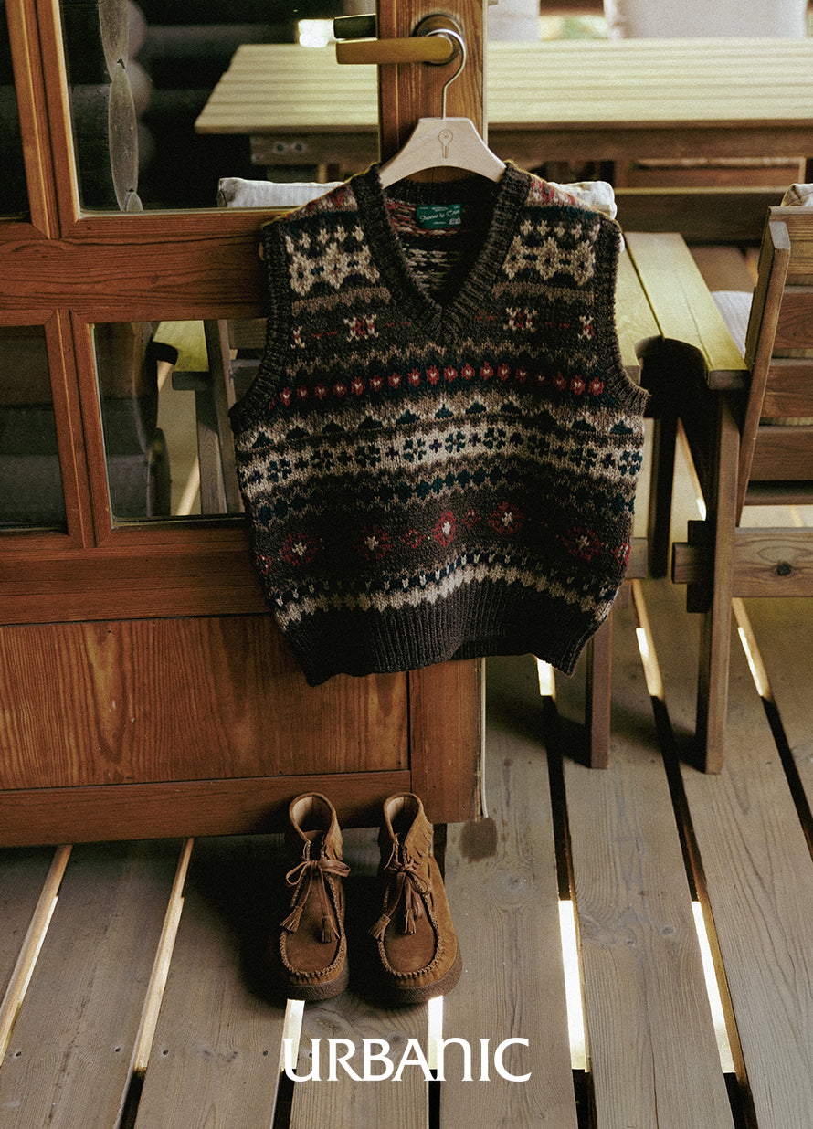 URBANIC30 アーバニック30 Lodge Knit Vest Lodge Knit Vest – URBANIC30