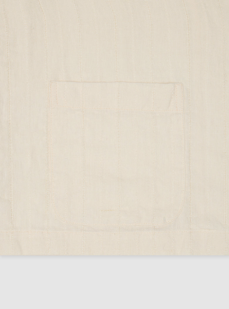 Mandarin Linen Blouse
