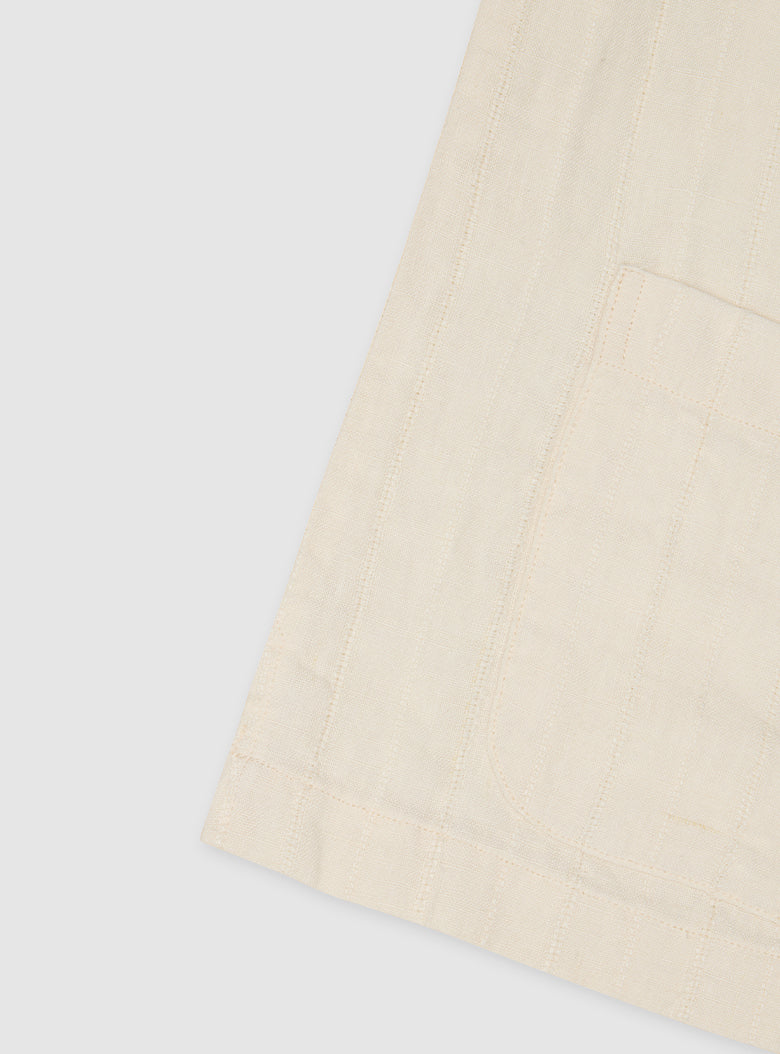 Mandarin Linen Blouse