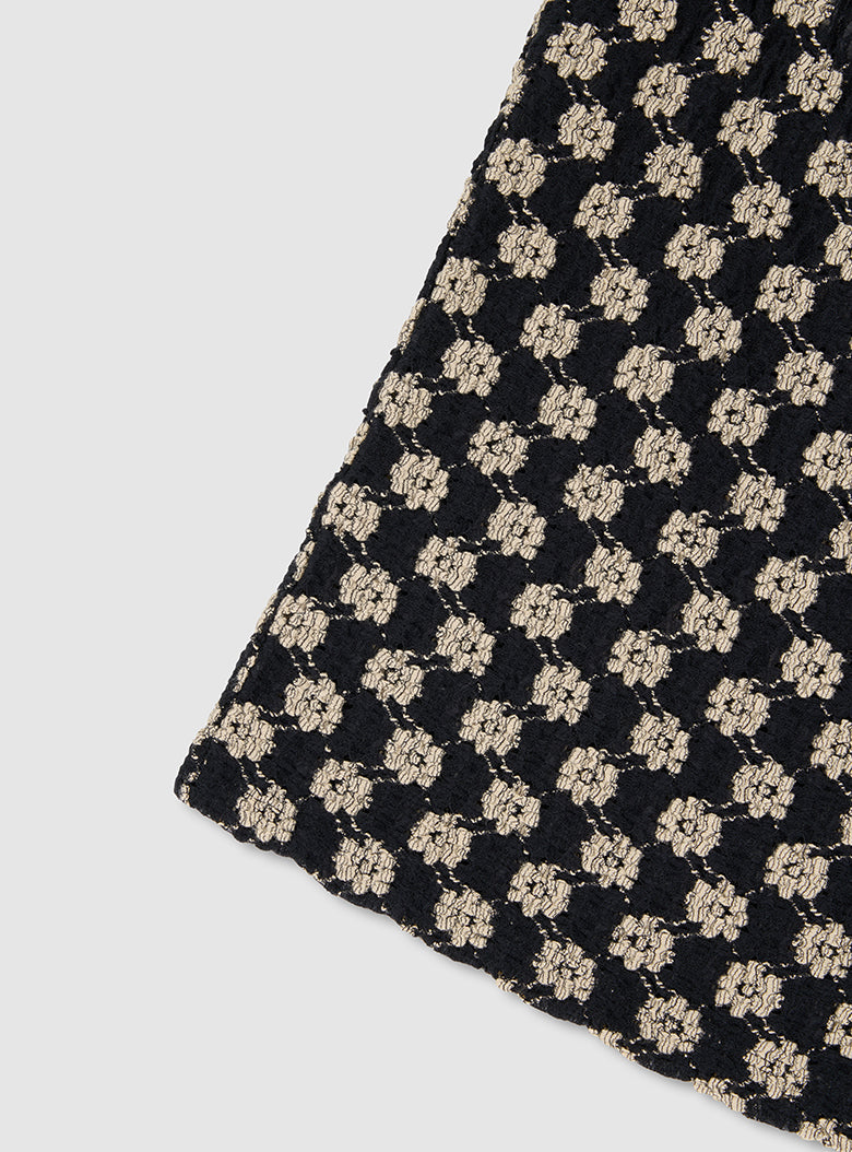 Noir Daisy Tube Top
