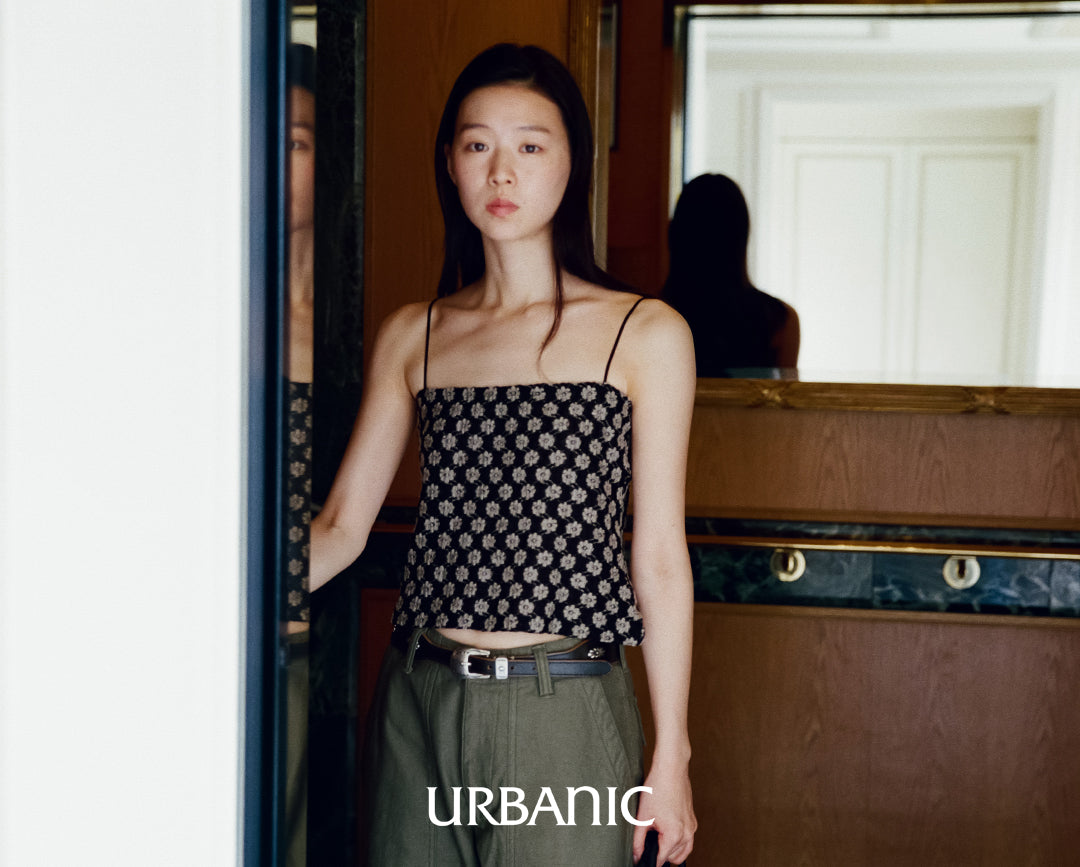 Noir Daisy Tube Top