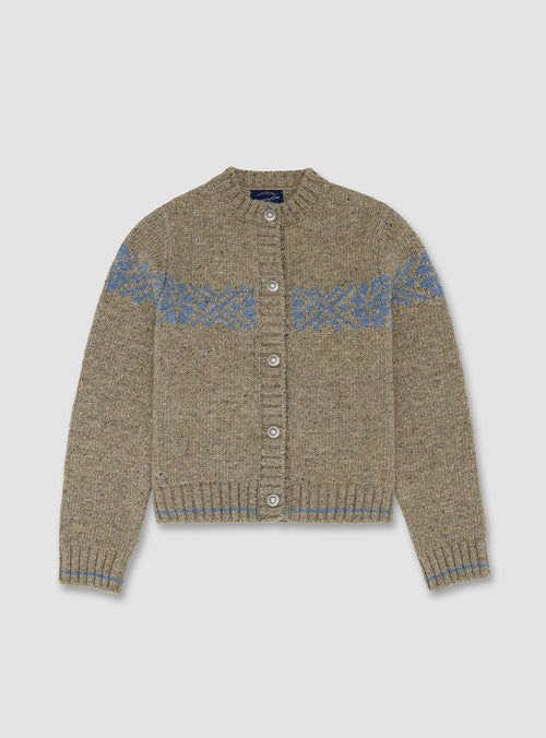 Nordic Snow Cardigan