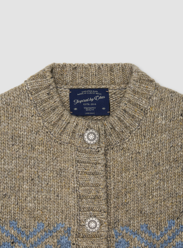 Nordic Snow Cardigan