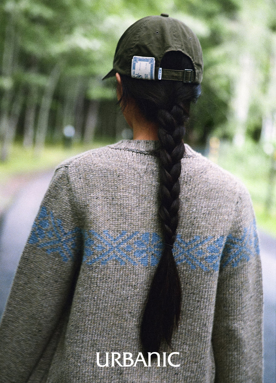 Nordic Snow Cardigan