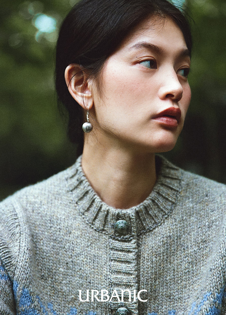 Nordic Snow Cardigan