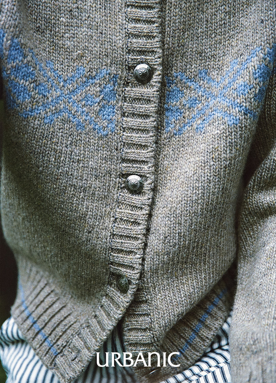 Nordic Snow Cardigan