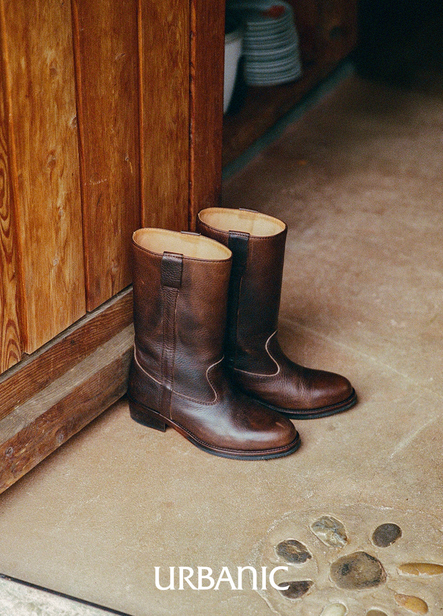 Oiled Western Boots