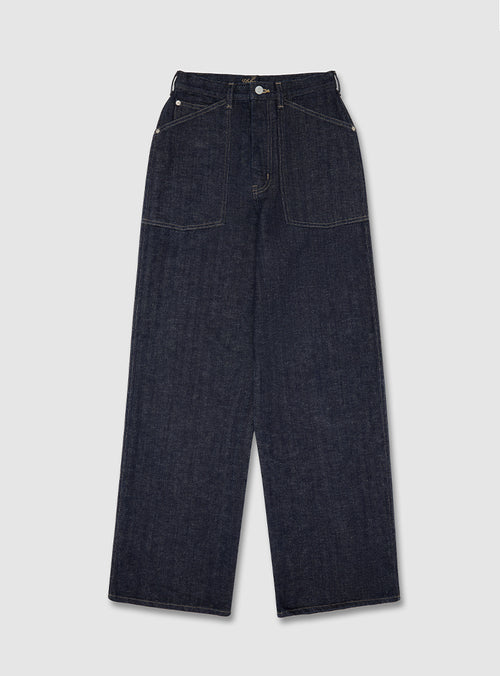 Piccolo Herringbone Denim Pants