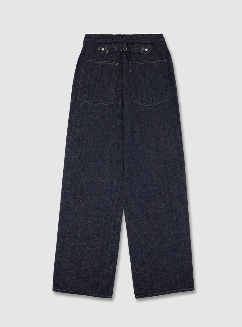 URBANIC30 herringbone ダークデニム ストレートパンツ XS Piccolo Herringbone Denim Pants – URBANIC30