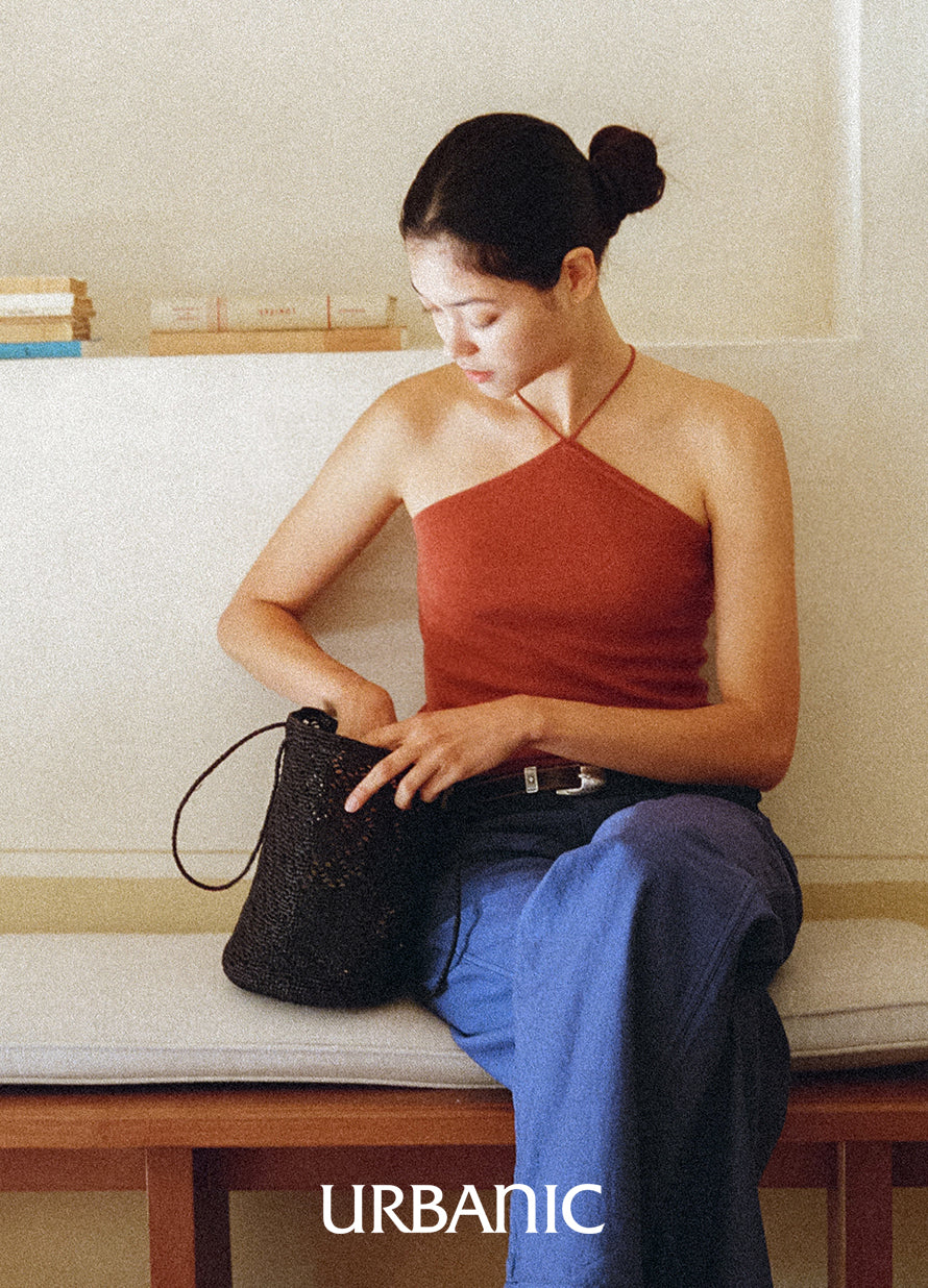 Raffia Sack Bag