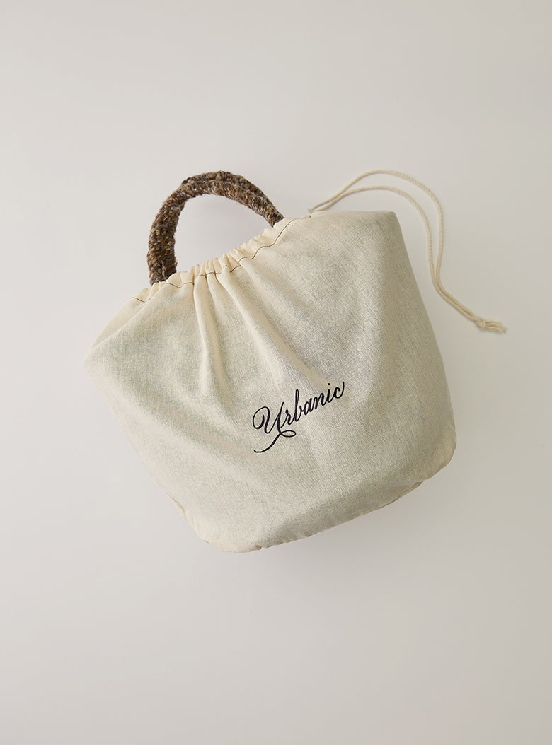 Sisal Wool Basket Bag