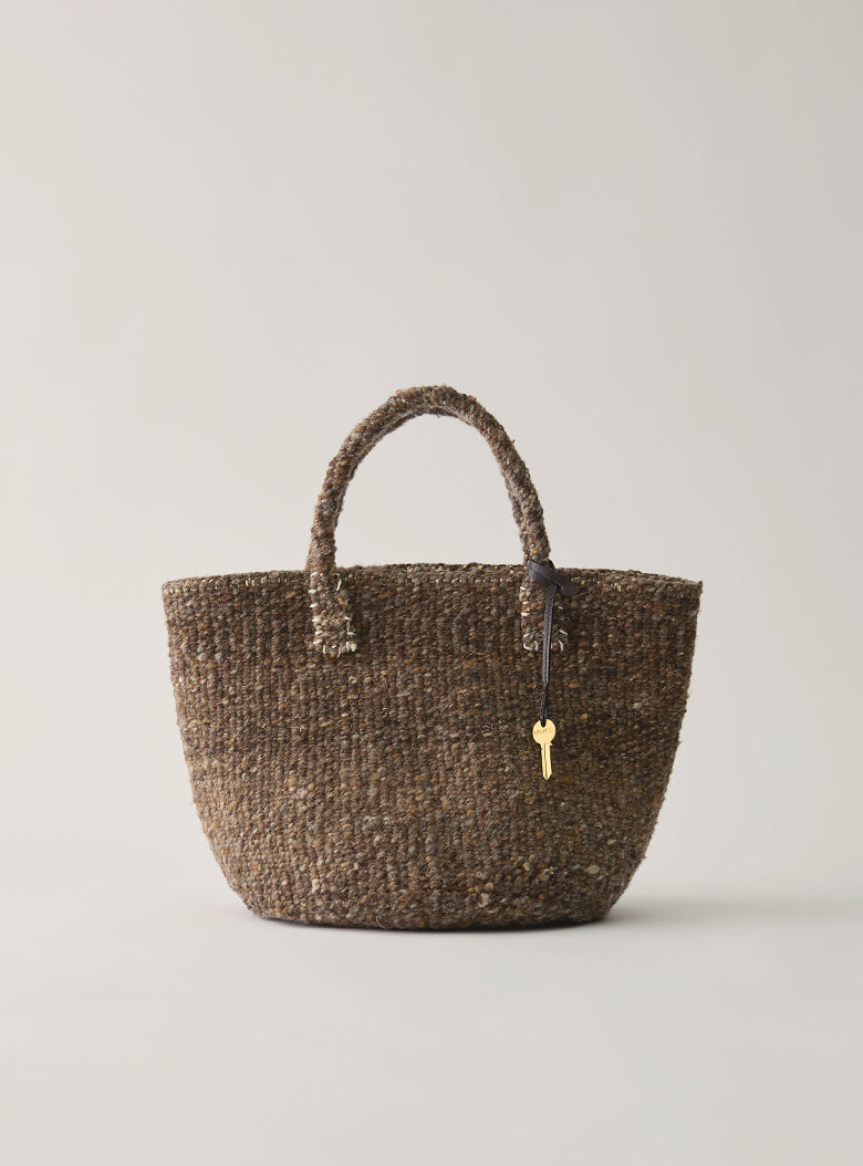 Sisal Wool Basket Bag