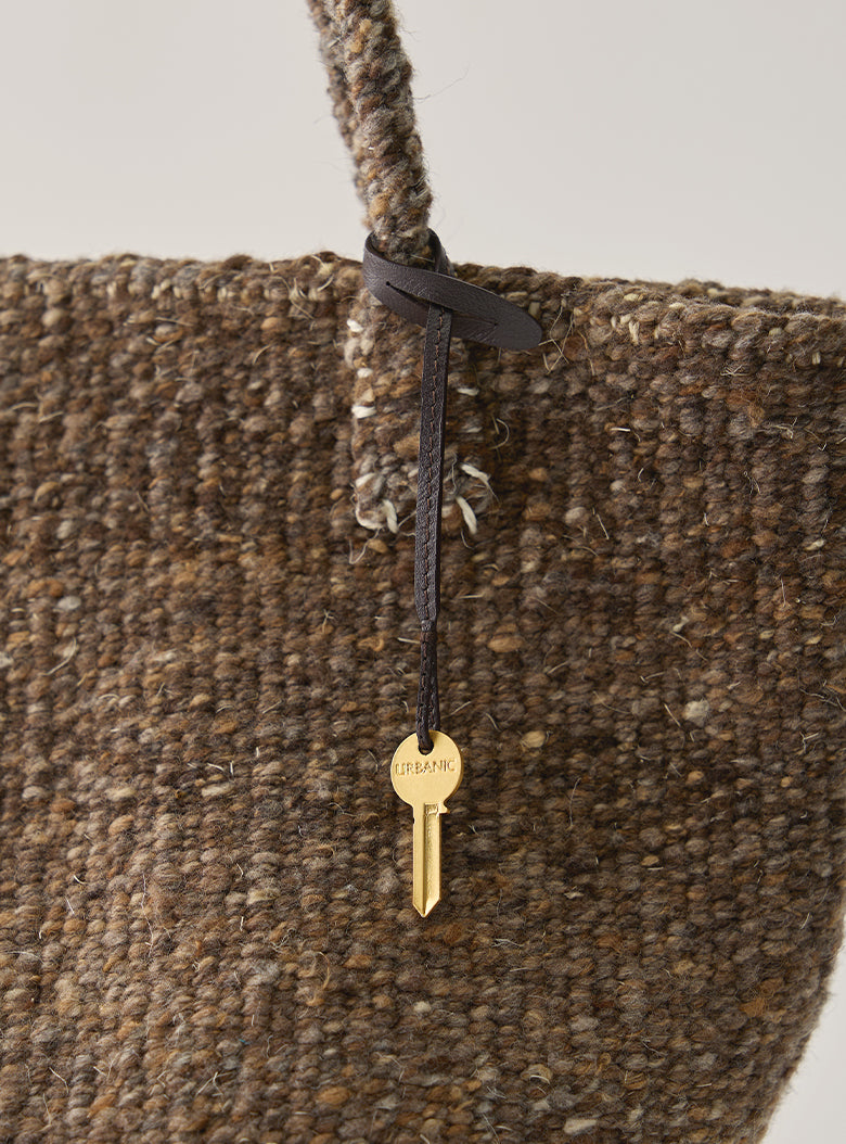 Sisal Wool Basket Bag