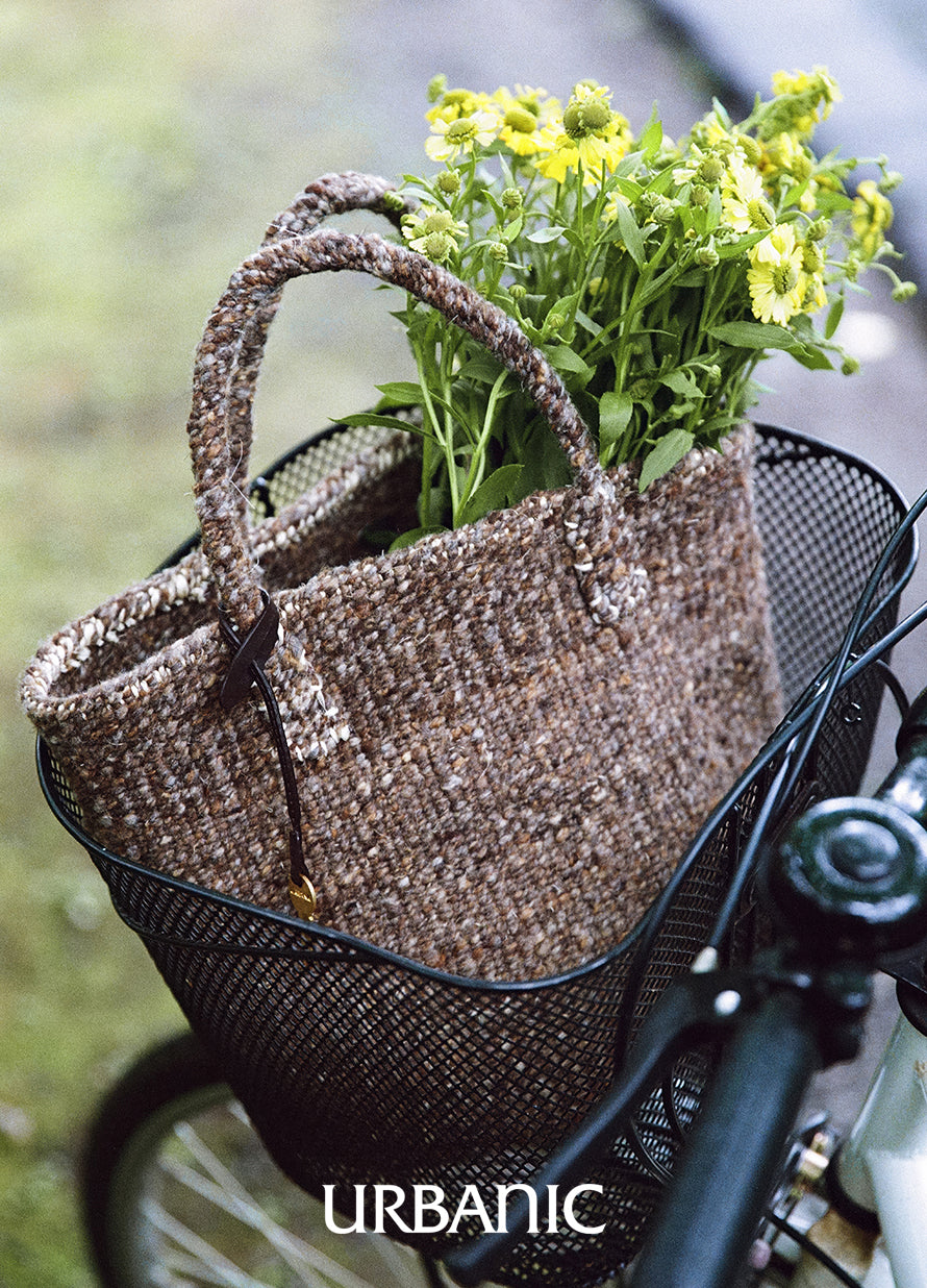Sisal Wool Basket Bag