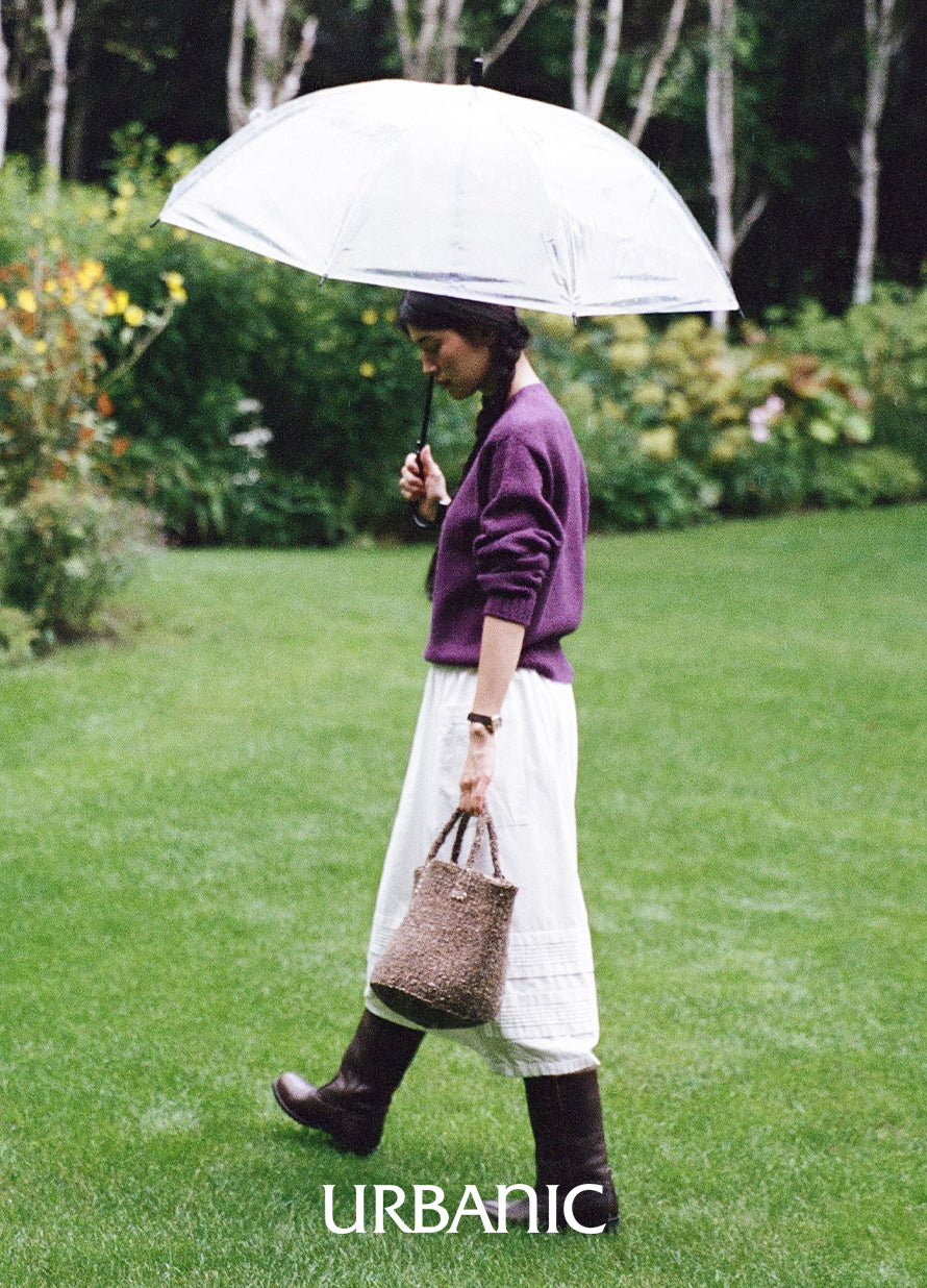 Sisal Wool Basket Bag