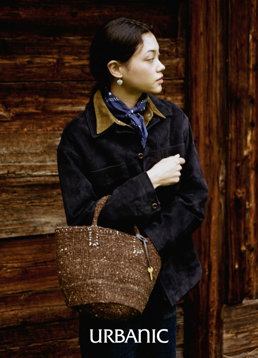 Sisal Wool Basket Bag