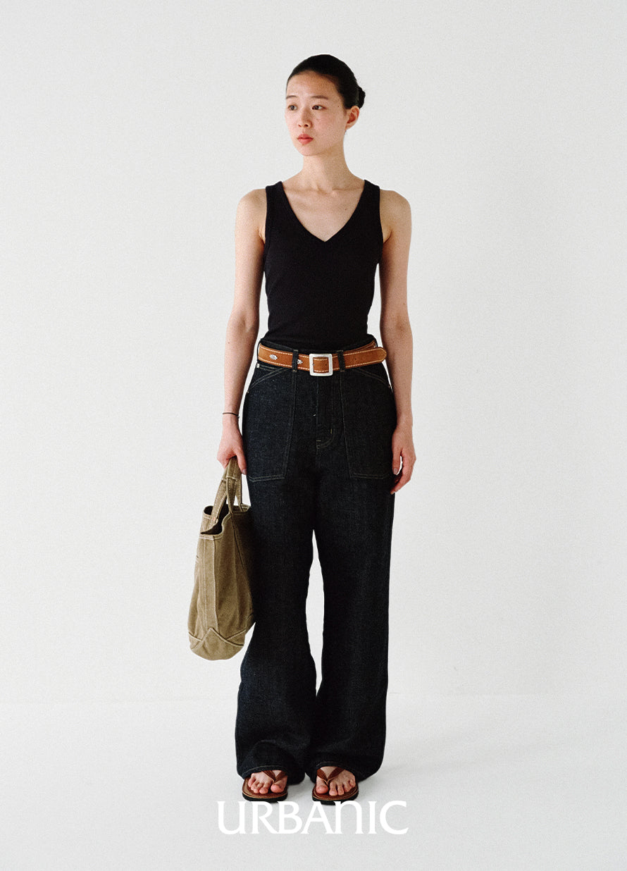 V-neck Sleeveless