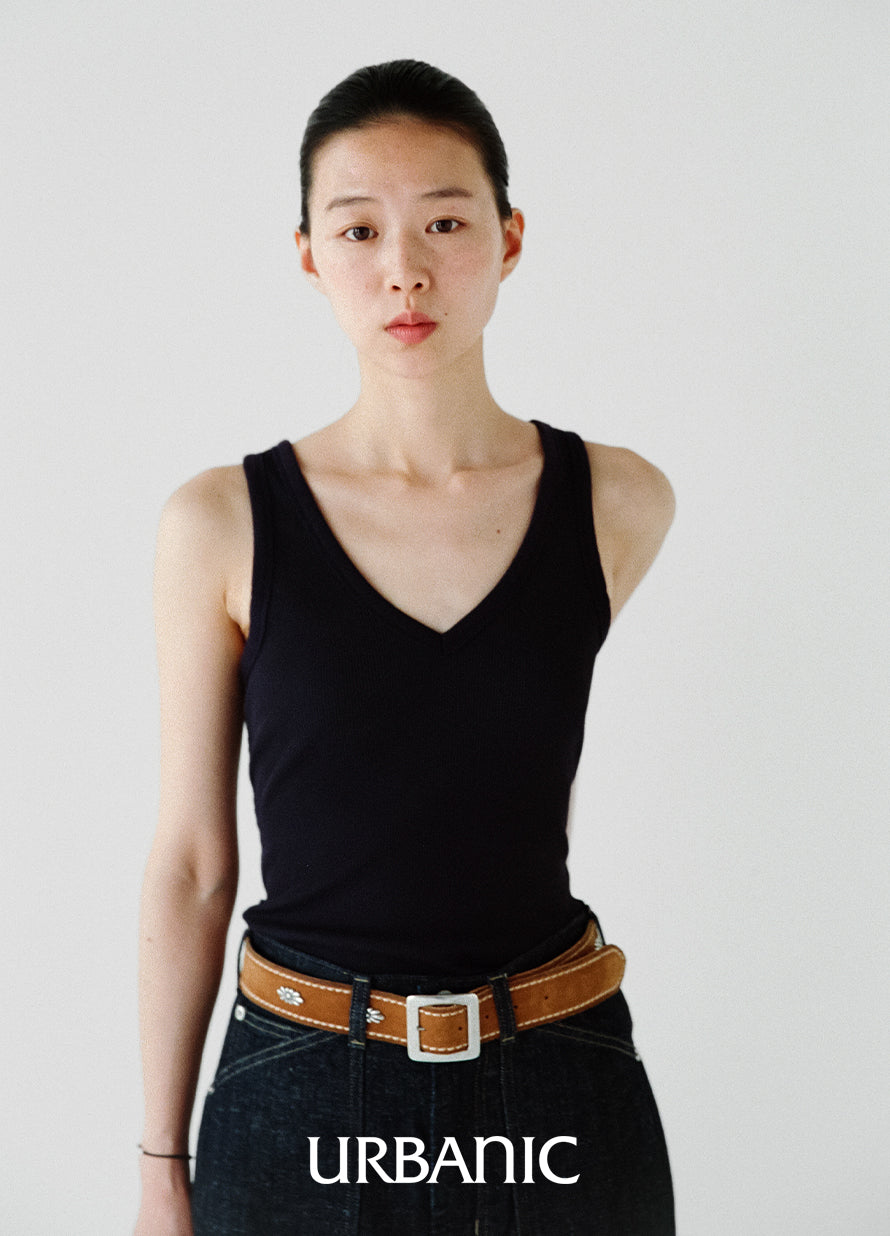 V-neck Sleeveless