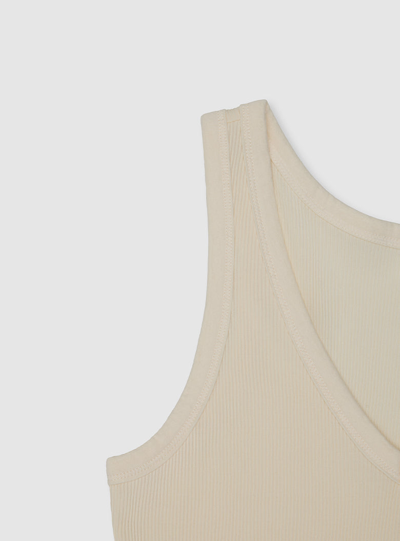 V-neck Sleeveless
