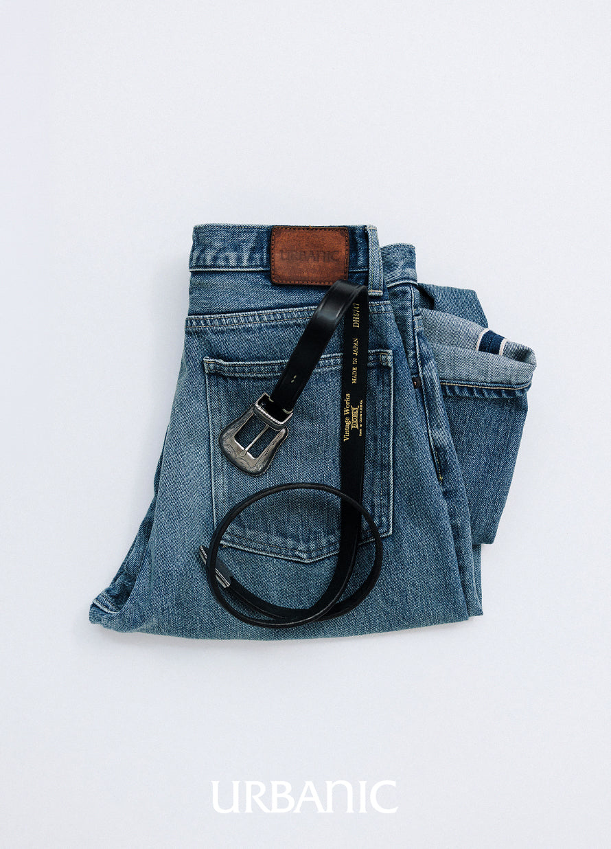 Benz Leather Western Belt