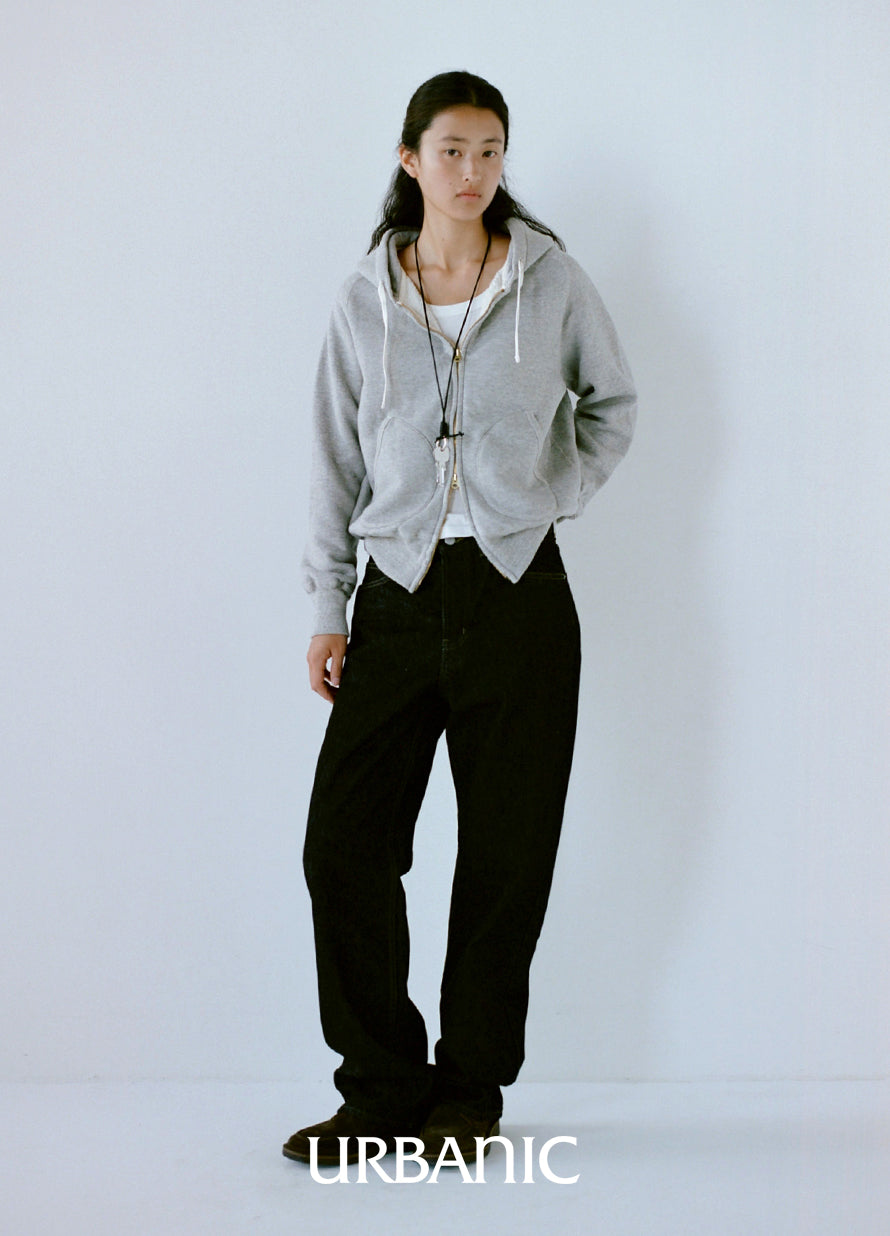 Black Standard Denim Pants