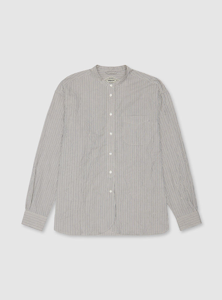 Crease Stripe Band Shirt