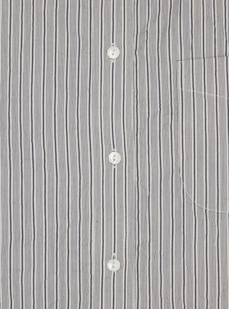 Crease Stripe Band Shirt