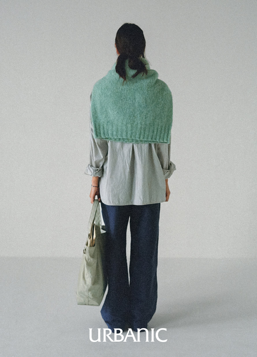 Crease Stripe Band Shirt